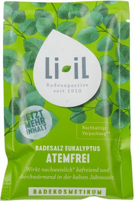 Immagine prodotto di Li-iL Sali da bagno all'eucalipto, 80 g BAD