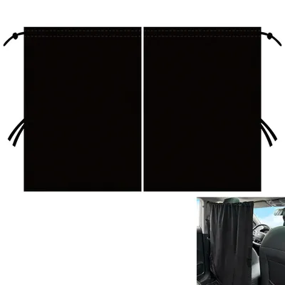 Produktbild von Autosonnenschutz, Sichtschutz Vorhänge, Wildleder Fenster Verdunkelung Sonnenschutz für Auto Vorne Hinten Seitenfenster, Abnehmbare, 140x80cm