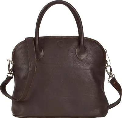 Produktbild von Sonnenleder Shopper Umhängetasche Damentasche Schultertasche ROMA T mocca braun 101-364-77a