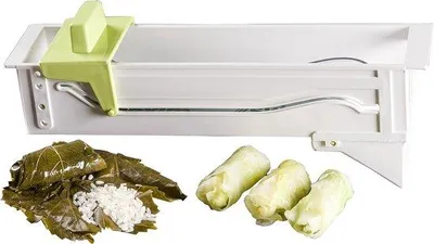 Produktbild von Weinblattroller weiß 29x7x10,5cm Edelstahl