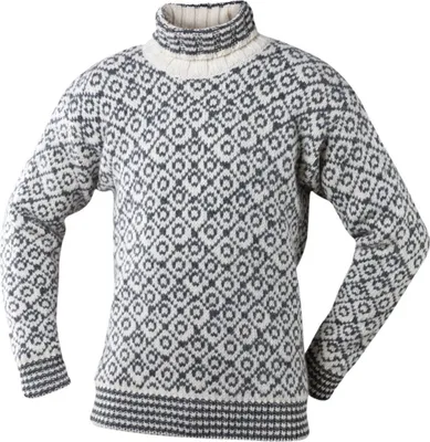 Produktbild von Devold Svalbard Uni High-Neck Wollsweater, Größe:S, Farbe:offwhite/anthracite