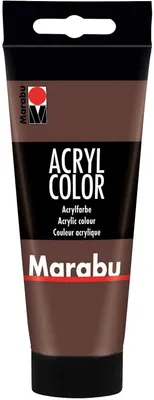 Produktbild von Marabu Acrylfarbe "AcrylColor" mittelbraun 100 ml