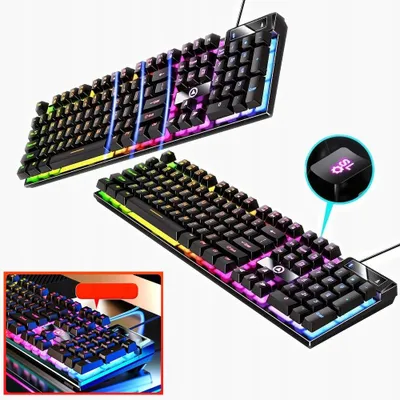 Produktbild von DSJ K-500 CZ Gaming Tastatur RGB Schwarz USB Plug & Play