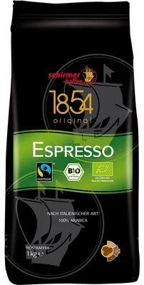 Zdjęcie produktu dla Organic Schirmer Espresso aromatyczne, harmonijne 1000g