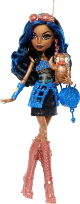 Productafbeelding van Creeproduction Doll, Robecca Steam Collectible Reproductie met Doll Stand, Dagboek en Pet Penguin Captain Penny