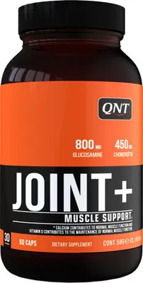 Obrázok produktu pre QNT Joint+ 60 kapsúl / Komplexná kĺbová výživa / Kĺbová výživa s obsahom glukozamínu a chondroitínu obohatená o vápnik a vitamín D3