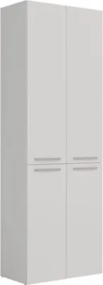 Zdjęcie produktu dla BDW Szafka łazienkowa, kosz na bieliznę, 4 drzwi 174x60x30cm, biały