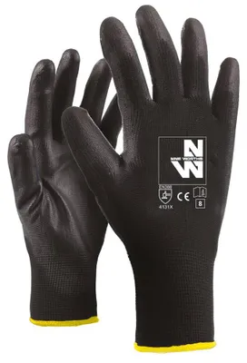 Image de Gants de Travail Broxa - Taille 10 - Noir - Résistant et Confortable - D-Work