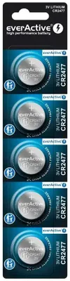 Zdjęcie produktu dla Bateria litowa mini everActive CR2477 - blister 5 sztuk