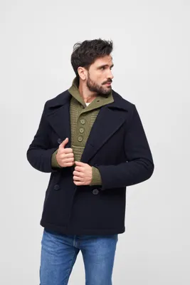 Produktbild von Plášť Brandit Pea Coat navy, XXL