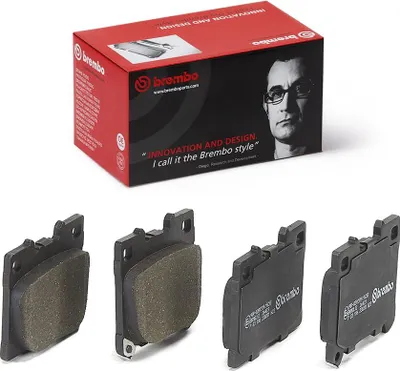 Produktbild von BREMBO Bremsbeläge Satz Hinten für TOYOTA YARIS (P21, PA1, PH1) P 83 186