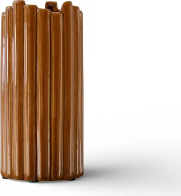 Produktbild von Indore Home - Vase Tubi - L - Designvase - Braun