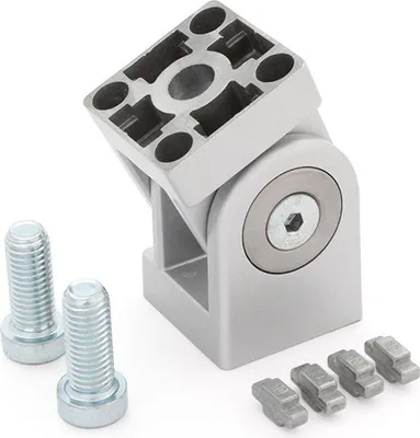 Produktbild von Gelenk 45 B-Typ Nut 10 + Befestigungssatz 45 für Kernmontage