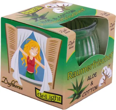 Image de Bougie Parfumée - Bougie Parfum d'Intérieur - Aloe Coton