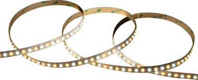 Produktbild von LED-Streifen 24V SMD CCT 280 LED/m 5m 12W/m 1200lm/m Breite 10mm Schnitt 5cm IP20 CRI90 CCT