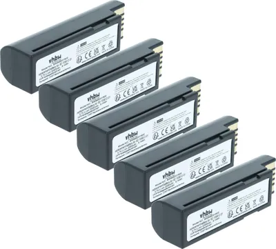 Produktbild von vhbw 5x Akku Ersatz für Zebra BTRY-36IAB0E-00, 82-166537-01 für Barcodescanner POS (2200 mAh, 3,7 V, Li-Ion)
