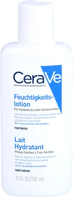 Produktbild von CeraVe Feuchtigkeitslotion für trockene bis sehr trockene Haut, 88 ml Lotion