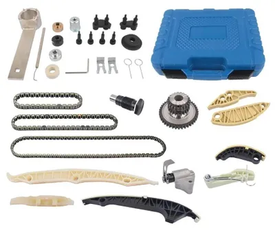 Produktbild von Motor Einstellwerkzeug - Steuerkette / Zahnriemen Werkzeug Satz - 1,8 2,0 TSI Benzinmotor - Baujahr 2014-2019 - Motorkennbuchstaben CHH CJS - OE 06K109467K 06H109467AF
