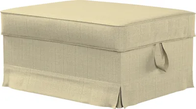 Productafbeelding van Dekoria beschermhoes voor Ektorp Bromma hocker, beige-crème, hoes, Ektorp Bromma
