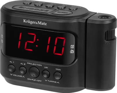 Obrázek produktu pro Kruger&Matz KM0827 Radiobudík s LED projekcí AM/FM