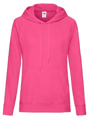 Produktbild von Damen Sweat-Kapuze - FOL HOODED SWEAT/W - fuchsia - Größe XL