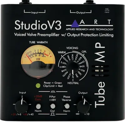 Immagine prodotto di Preamplificatore microfonico ART Tube MP Studio V3
