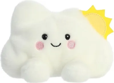 Image de Aurora Palm Pals peluche nuage, 7 cm