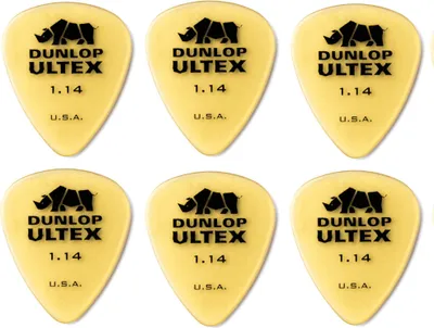 Produktbild von 6x Dunlop Ultex Standard Plektren - 1,14 mm