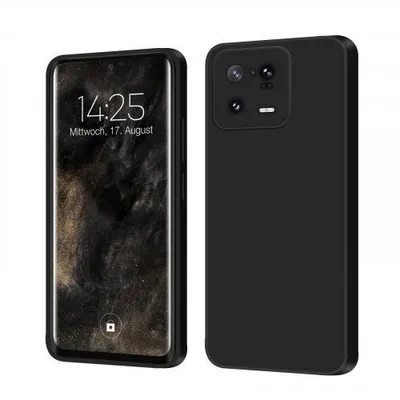 Produktbild von Liquid Silikon Hülle für Xiaomi - Farbe: Schwarz - Modellkompatibilität: Für Xiaomi 13 Pro 5G