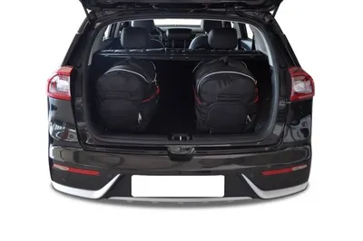 Produktbild von Kia Niro 2016-2022 Kofferraumtaschen Set 3 Stk