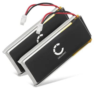 Immagine prodotto di subtel 2x Batteria per Headset / Auricolare / Cuffie Compatibile con Cardo Scala Rider G9, Scala Rider G4, Scala Rider G9X, BAT00002 – (800mAh, 3.7V)