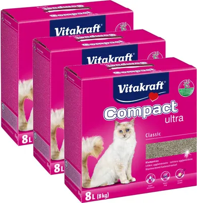 Produktbild von Vitakraft Katzenstreu Compact ultra - 24 kg