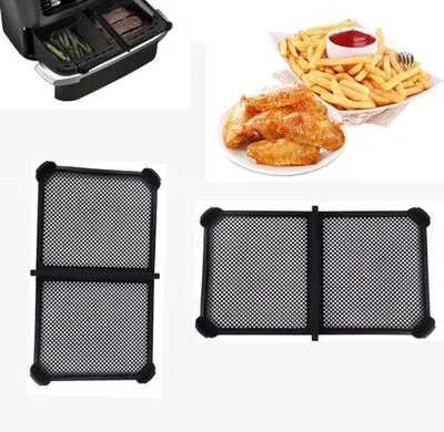 Immagine prodotto di Set da 2 pezzi per friggitrice ad aria Ninja AF500 con doppio cestello