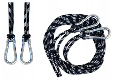 Produktbild von Potenza Hängematten-Erweiterungsset mit Karabiner, 2x3m