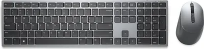 Immagine prodotto di DELL KM7321W tastiera Mouse incluso RF senza fili + Bluetooth QWERTY Italiano Grigio, Titanio