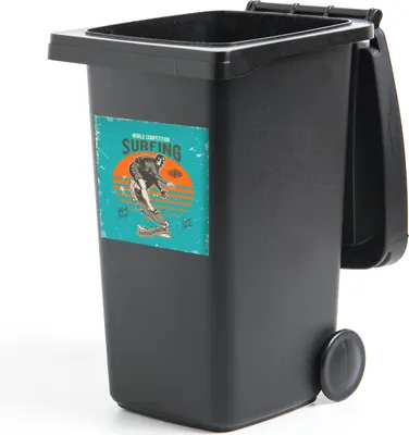 Produktbild von MuchoWow® - Abfall-Aufkleber - Container - für Abfallcontainer