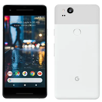 Produktbild von Google Pixel 2, 12,7 cm (5"), 4 GB, 128 GB, 12,2 MP, Android 8.0, Schwarz, Weiß
