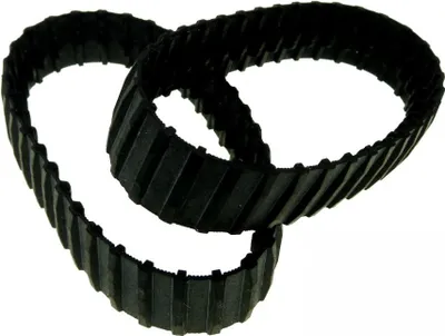 Produktbild von 2x Lego Gummi Kette schwarz 34 Zähne Raupen Bagger Kettenantrieb 4107488 680c01