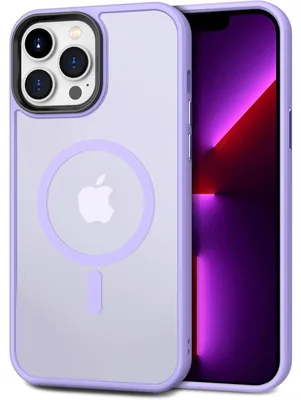 Obrázok produktu pre Puzdro na iPhone 13 Pro Max s ochranou fotoaparátu, technológiou MagSafe, nárazuvzdorné, svetlo fialové