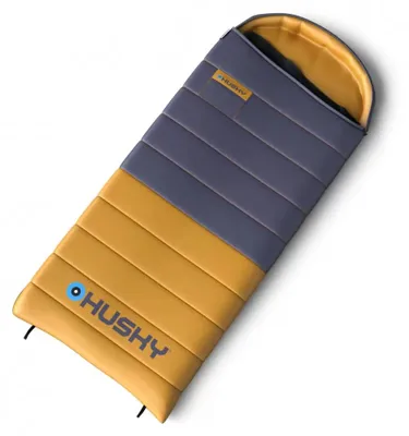 Zdjęcie produktu dla Koc do śpiwora Husky model puchowy Drafy 2024 -20°C - 220 cm - Niebieski z pomarańczowym