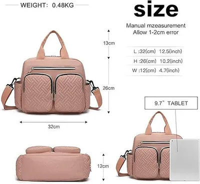 Produktbild von Reisetasche Grote Weekender, Stilvolle Reisebeutel mit Isolierten Taschen
