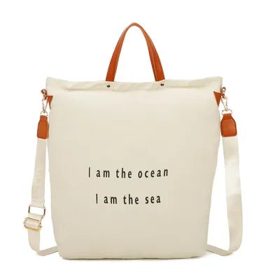 Image de Gallantry, sac à main Seabag Cabas en jean, beige
