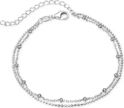 Produktbild von Minimalistický dvojitý støíbrný náramek AGB735/21