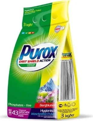 Produktbild von Purox Allzweck-Waschpulver, 3 kg