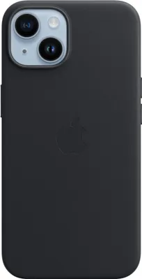 Produktbild von iPhone 14 Leder Case mit MagSafe - Mitternacht (MPP43ZM/A) Handyhülle
