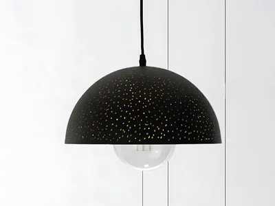 Zdjęcie produktu dla NEDES Lampa wisząca metalowa, 1 x E27 - Lampy wiszące (ME0004R)