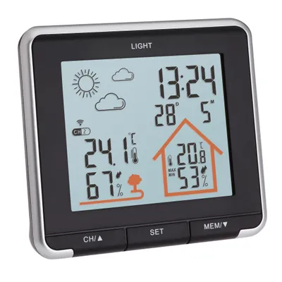 Produktbild von Funk-Wetterstation LIFE, schwarz, 35.1153.01, TFA Dostmann