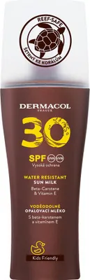 Obrázok produktu pre Dermacol Vodoodolné mlieko na opaľovanie v spreji SPF30, 200 ml