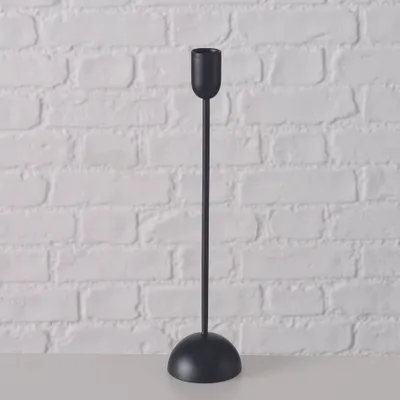 Produktbild von Boltze MARGUS Kerzenleuchter aus schwarzem, pulverbeschichtetem Eisen, 28cm