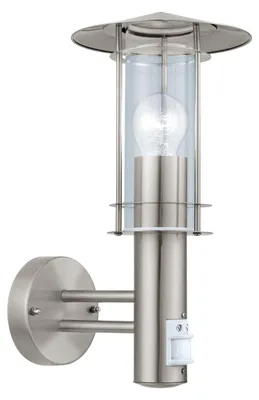 Produktbild von EGLO 30185, Wandbeleuchtung für den Außenbereich, Edelstahl, Edelstahl, IP44, Eingang, Garage, Garten, Terrasse, I